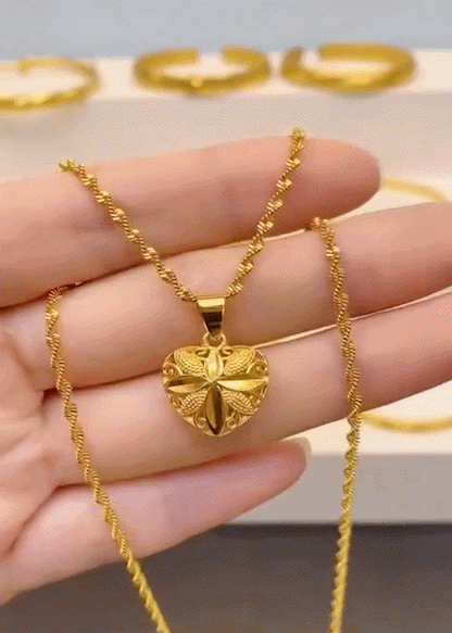 Heart Shaped Memorial Brand/Luxory Necklace